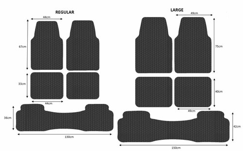 Universal car mats - car, heavy