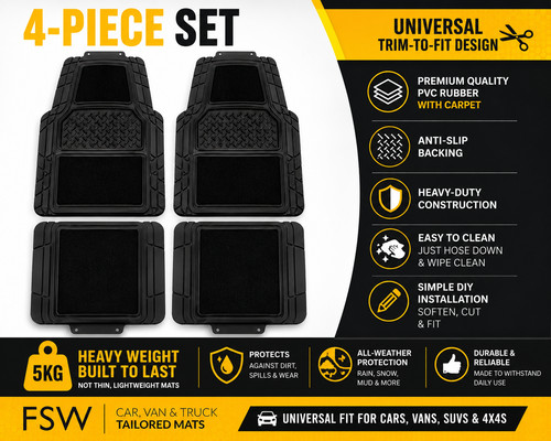 Car floor mats pvc - car,